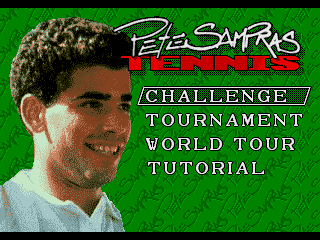 Заставка игры Pete Sampras Tennis